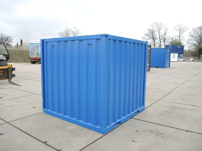 Neuer, blauer 10-Fuß-Container.