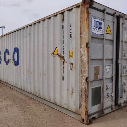GEBRAUCHTER 40-FUSS-VERSANDCONTAINER