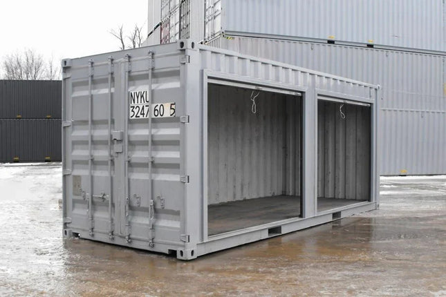 20-Fuß-Lagercontainer mit Rolltoren