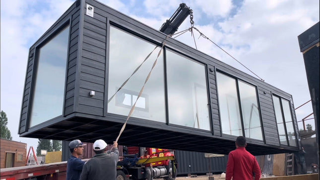 Containerhaus-Studio-Garten 14 m² — Außenbüro