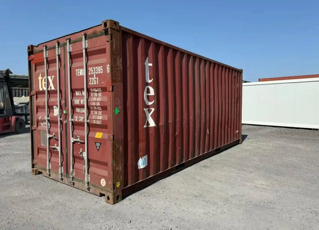 GEBRAUCHTER 20-FUSS-VERSANDCONTAINER