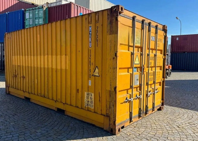 GEBRAUCHTER 20-FUSS-VERSANDCONTAINER