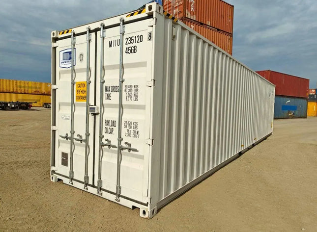 GEBRAUCHTER 40-FUSS-HOHER-CUBE-VERSANDCONTAINER