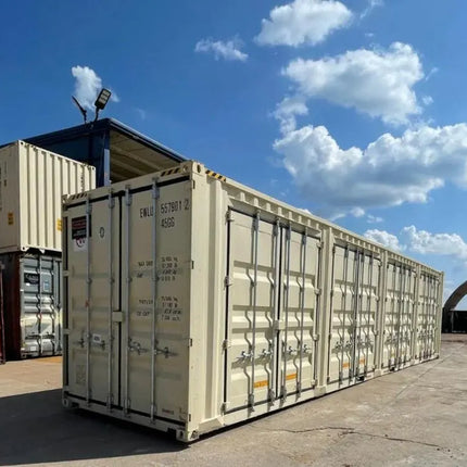 NEUER 40-FUSS-HOHER-CUBE-VERSANDCONTAINER MIT SEITENTÜREN