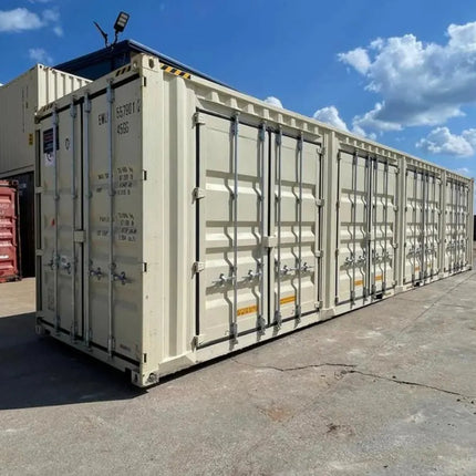 NEUER 40-FUSS-HOHER-CUBE-VERSANDCONTAINER MIT SEITENTÜREN