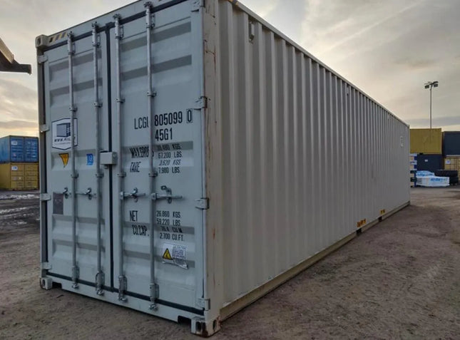 GEBRAUCHTER 40-FUSS-VERSANDCONTAINER