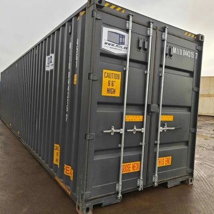 40-Fuß-Seefrachtcontainer, neuwertig, mit Seitentüren