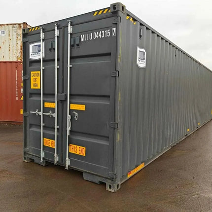 40-Fuß-Seefrachtcontainer, neuwertig, mit Seitentüren