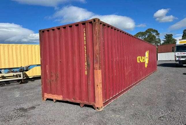 GEBRAUCHTER 40-FUSS-VERSANDCONTAINER
