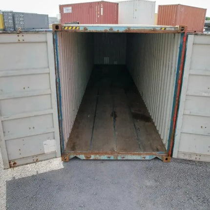 GEBRAUCHTER 40-FUSS-VERSANDCONTAINER