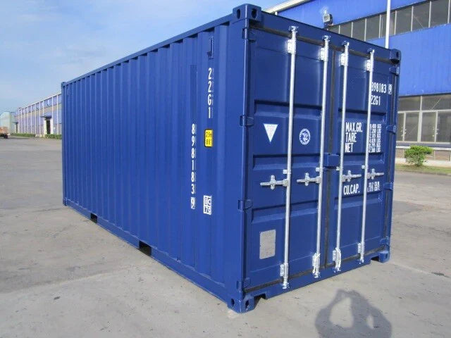 20-Fuß-Blaucontainer, 1. Fahrt (Neu)