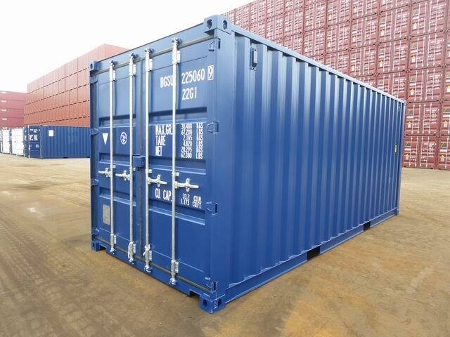 20-Fuß-Blaucontainer, 1. Fahrt (Neu)
