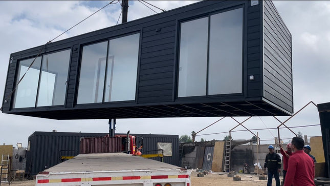 Containerhaus-Studio-Garten 14 m² — Außenbüro