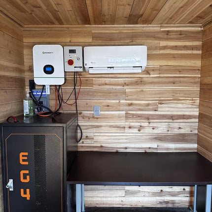 20-Fuß-Container-Off-Grid-Solarbüro