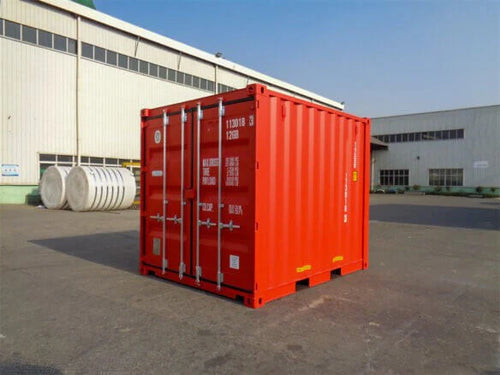 10-Fuß-Roter-Seecontainer – neu