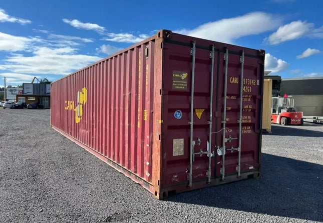 GEBRAUCHTER 40-FUSS-VERSANDCONTAINER
