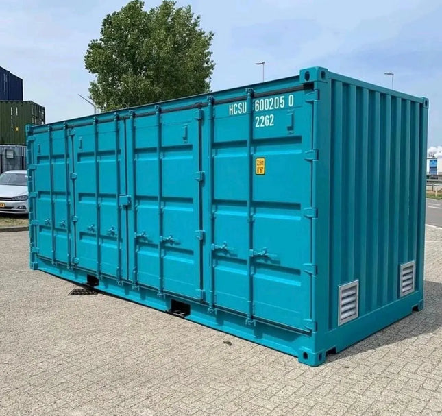 NEUER 20-FUSS-VERSANDCONTAINER MIT SEITENTÜREN