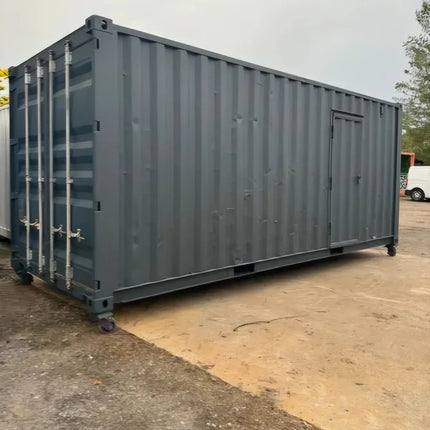 Einfacher Wohncontainer, Baubasis, Baubüros und Lagerraum