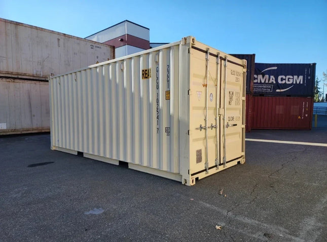 Neuer/Einmalfahrt-Container, 20 Fuß, Doppeltür