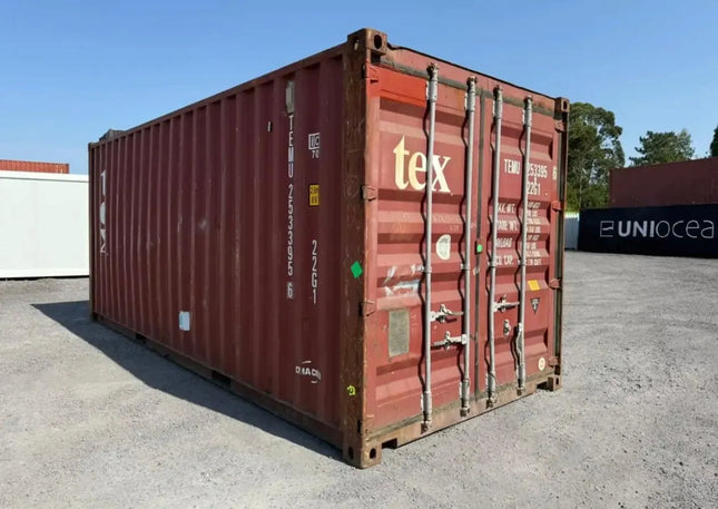 GEBRAUCHTER 20-FUSS-VERSANDCONTAINER